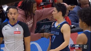 Yuki Kawamura shocks Ja Morant after turning into a 5’8” Magic Johnson 😨