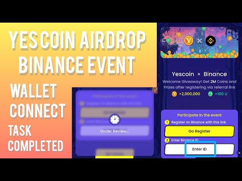 Yescoin binance event | Yescoin binance connect | Yes coin binance | Yescoin new update | Yescoin