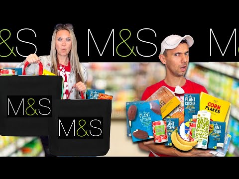 Can we BUY our WEEKLY FOOD SHOP from M&S for £30? 😃 *grocery haul