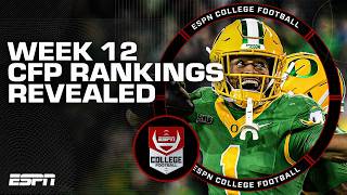 Week 12 College Football Playoff Rankings REVEALED 👀 | ESPN College Football