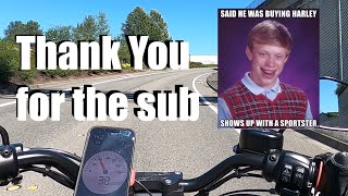 Major minor Sportster milestone vlog?