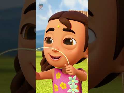 Gaiya Meri Gaiya Meri, गैया मेरी गईया, HIndi Rhymes #nurseryrhymes #kidsvideo #shortsvideo #poem