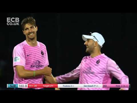 Finn takes five v Surrey | Steven Finn Best Bowling | Steven Finn bowling | Vitality Blast T20