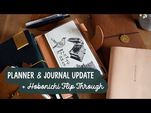 Planner and Journal Stack Update + Hobonichi Weeks Flip Through | Techo Kaigi