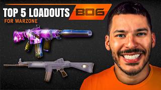 TOP 5 *META* LOADOUTS in BLACK OPS 6 WARZONE! (BO6 Best Class Setups)