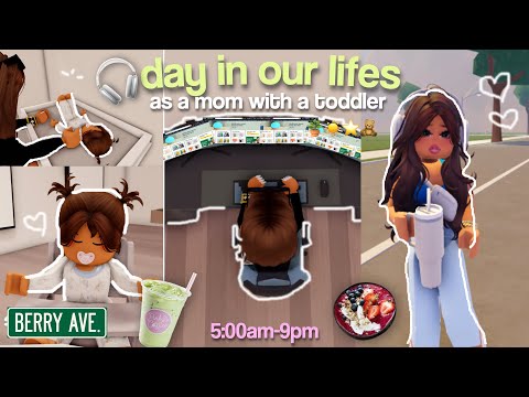 5AM-9PM DAY IN OUR LIFE *stressed* | Roblox Berry Avenue Roleplay