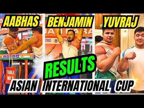 ASIAN INTERNATIONAL CUP ARM WRESTLING RESULTS !!!!