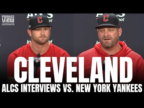 Ben Lively & Stephen Vogt Discuss Cleveland vs. New York Yankees ALCS, Lively's Durable Season