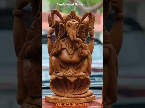 Sandalwood Ganesh for car dashboard