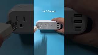 US Standard  extender surge protector extension power socket 3 Sided #home #oemfactory #powersocket