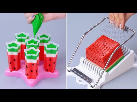 So Yummy Watermelon Dessert Ideas For Fresh Summer | Oddly Satisfying Cake Decorating Recipes