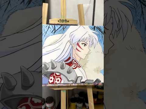 Sesshomaru Drawing #inuyasha #shorts #painting #animeshorts #fypシ