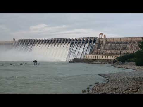 Nagarjuna Sagar View point...Gates opened.Telangana