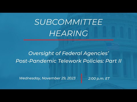 Subcommittee on Government Operations and the Federal Workforce Hearing