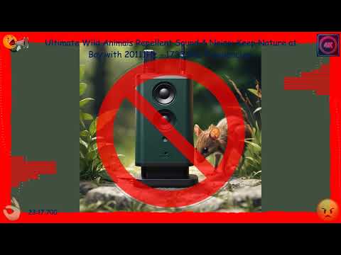 🐾 Ultimate Wild Animals Repellent Sound & Noise: Keep Nature at Bay with 20111Hz-17333Hz Frequencies