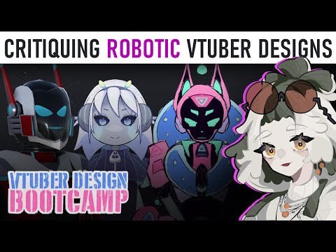 🤖 ROBOT // ANDROID Vtuber Design Critiques 🎨