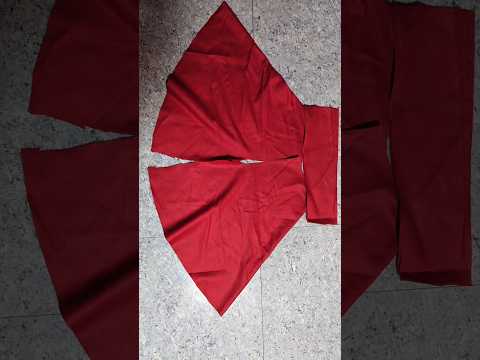 Cutting And Stitching Of Umbrella Plazo #shorts #ytshorts #youtubeshorts #trendingshorts #stitching