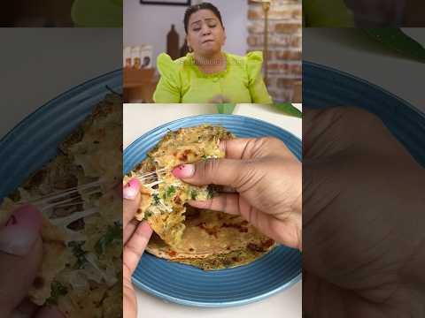 Tried this Viral 4 in 1 Paratha. #aloocheeseparatha #viralparatha #shortvideo