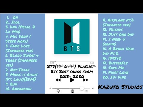 BTS (Playlist) - Best BTS Songs from 2013-2020