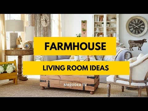 95+ Awesome Farmhouse Living Room Ideas for Home