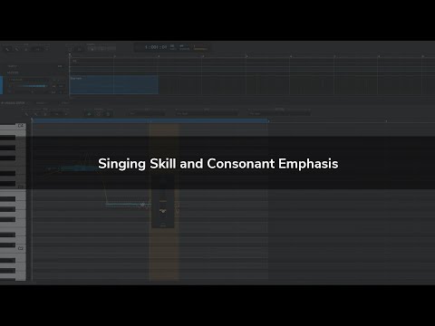 Singing Skill and Consonant Emphasis