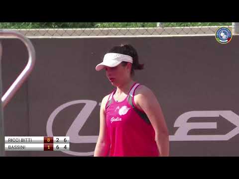 TENNIS - SEMIFINALE SING. FEM. Ricci bitti Susanna (comitti Roma) - Bassini Giulia (sordi Citanò)