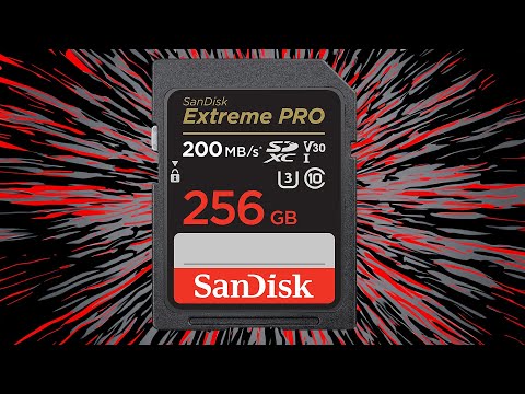 SanDisk 256GB Extreme PRO SDXC UHS-I Memory Card Unboxing and Review - Best SD Card for 4K UHD Video