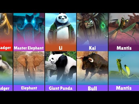 Kung Fu Panda 4 Characters In Real Life