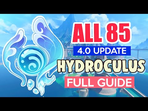 How to: GET ALL 85 HYDROCULUS FONTAINE 4.0 UPDATE | COMPLETE GUIDE FULL TUTORIAL | Genshin Impact