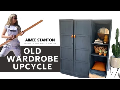 Transforming an old Wardrobe from the shed!