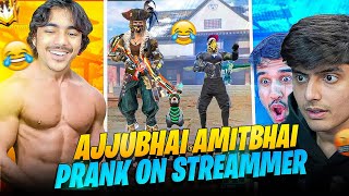 Laka Gamer vs Ajjubhai & Amitbhai Prank on streamer😱