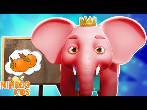 Hathi Raja Kahan Chale, हाथी राजा कहां चले, Elephant Cartoon Video and Nursery Rhyme for Children