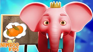 Hathi Raja Kahan Chale, हाथी राजा कहां चले, Elephant Cartoon Video and Nursery Rhyme for Children