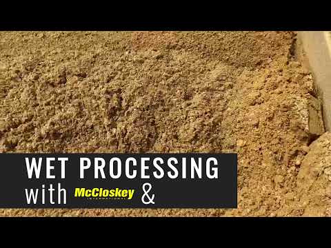 Processing Silica Sand with McCloskey and MWS Equipment