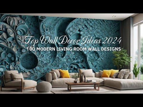 100 Best Wall Decor Ideas for Modern Living Rooms in 2024