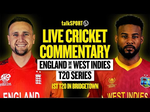 LIVE: West Indies v England 1st T20, Bridgetown, Barbados | talkSPORT Cricket