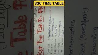 #short #ssc #ssccgl #sscchsl #sscgd #ssctimetable #time #timetable #ssctimetable