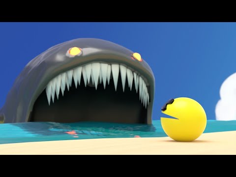 💛Pacman Vs 🦈Shark Monster 😱