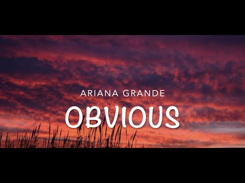 Ariana grande- obvious (lyrics)