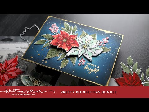 Pretty Poinsettias Bundle by Kristina Werner