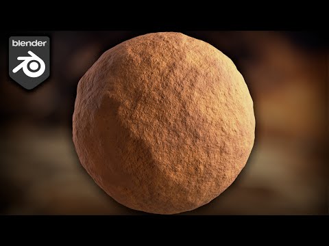 Procedural Rough Sand Material (Blender Tutorial)