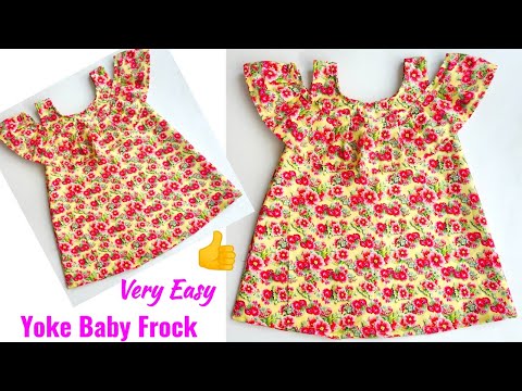 Cold Sleeves Baby Frock cutting and stitching| Baby Frock cutting and stitching