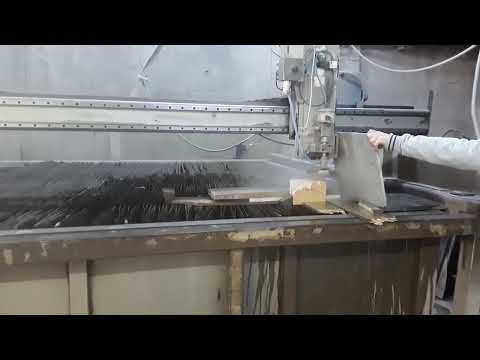 Cutting Stone Using Abrasive Waterjet