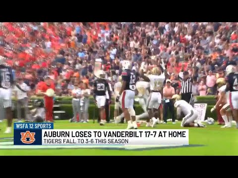 Auburn loses to Vanderbilt 17-7