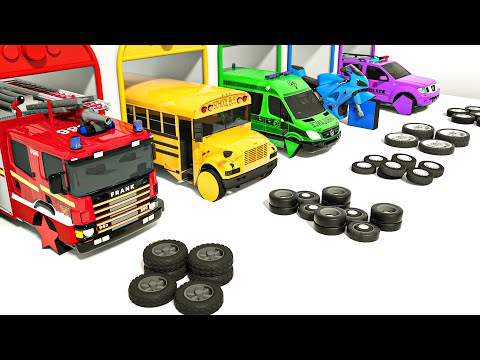 Baby Shark + Wheels On the Bus song - Sing Songs and learn shapes - Baby Nursery Rhymes & Kids Songs