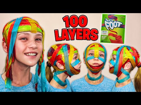 100 Layers of Fruit By The Foot!!