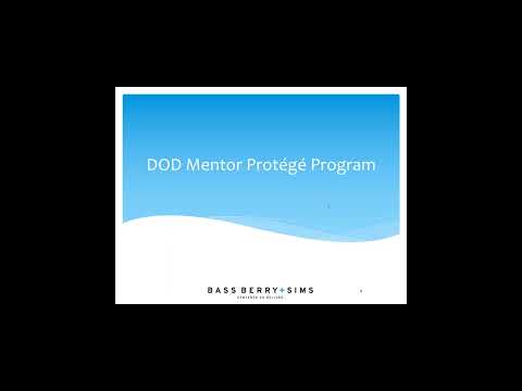 SBA & DOD All Small Mentor Protégé Program Joint Ventures