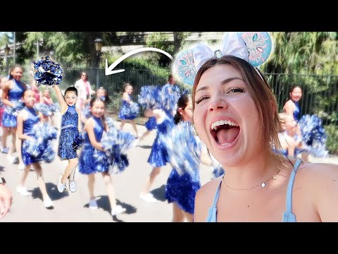 my 8 YR old DAUGHTER dances in the DISNEYLAND PARADE! *realistic 30 minute vlog!