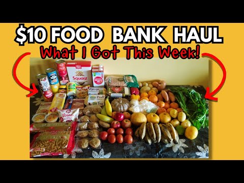 Food Bank Haul! What I Got In My $10 Food Pantry Grocery Haul This Friday! Australia September 2023