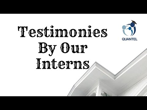 Testimonies by our Interns | Quantel | Redefining College Space